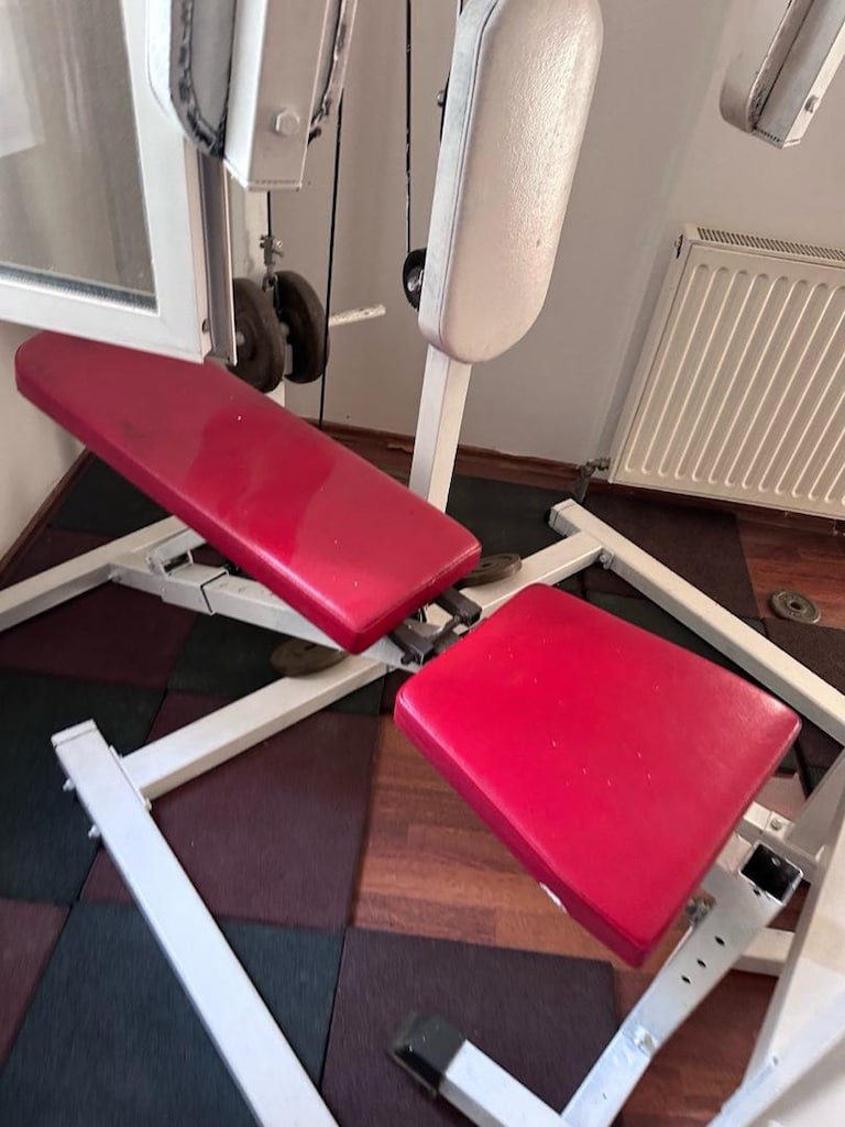 EKSİKSİZ EV/SALON TİPİ SPOR SALONU SETİ (Smith Machine + 106 kg Plaka - 5