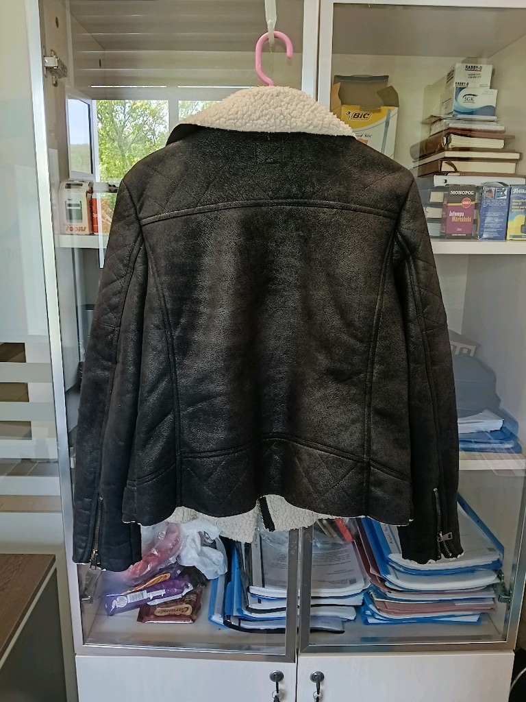 Koton Biker Yaka Nubuk Ceket - 4