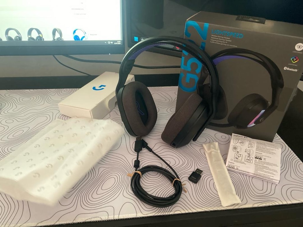 LOGITECH G522 LIGHTSPEED RGB kablosuz mikrofonlu oyuncu kulaklığı - 4