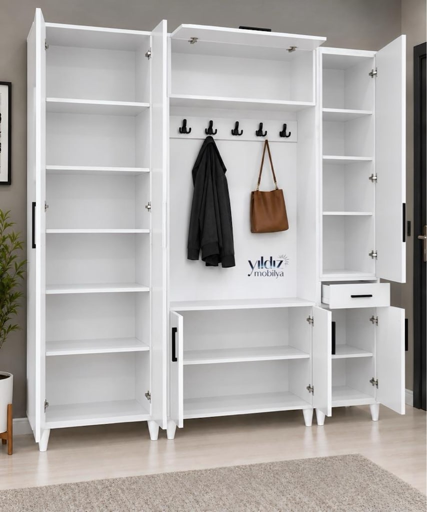 Portmanto Ayakkabılık Mdf Dolap - 2
