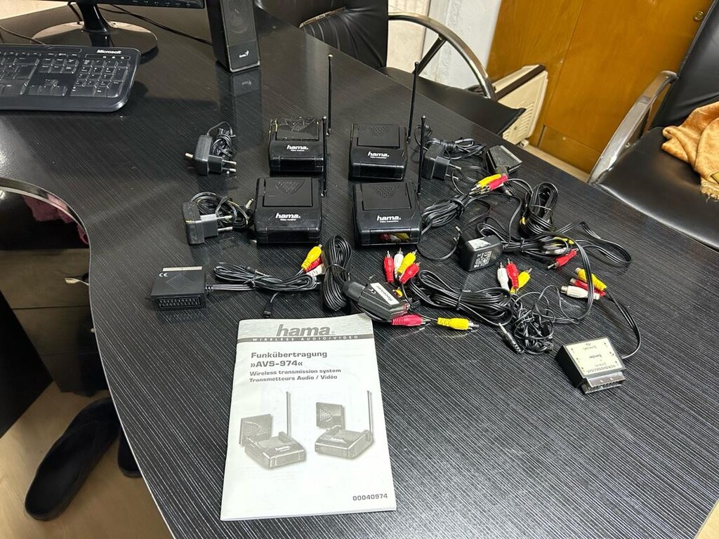 Hama kablosuz iletim sistemi AVS-974 4 Kanal 100m - 8