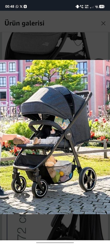 sıfır britax romer bebek arabası