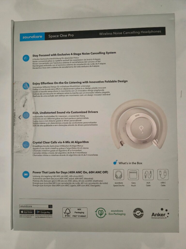 AnkerSoundcore Space One Pro Katlanabilir KulakÜstü Bluetooth Kulaklık - 2