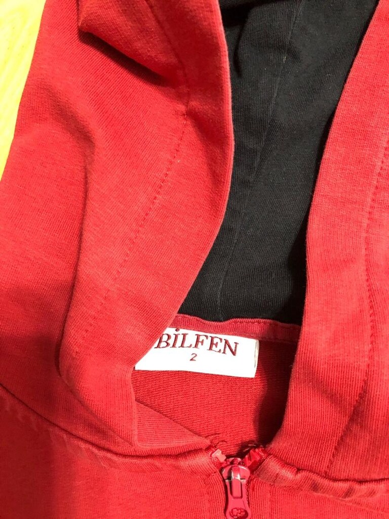 Bilfen 2 numara kırmızı kapşonlu - 2
