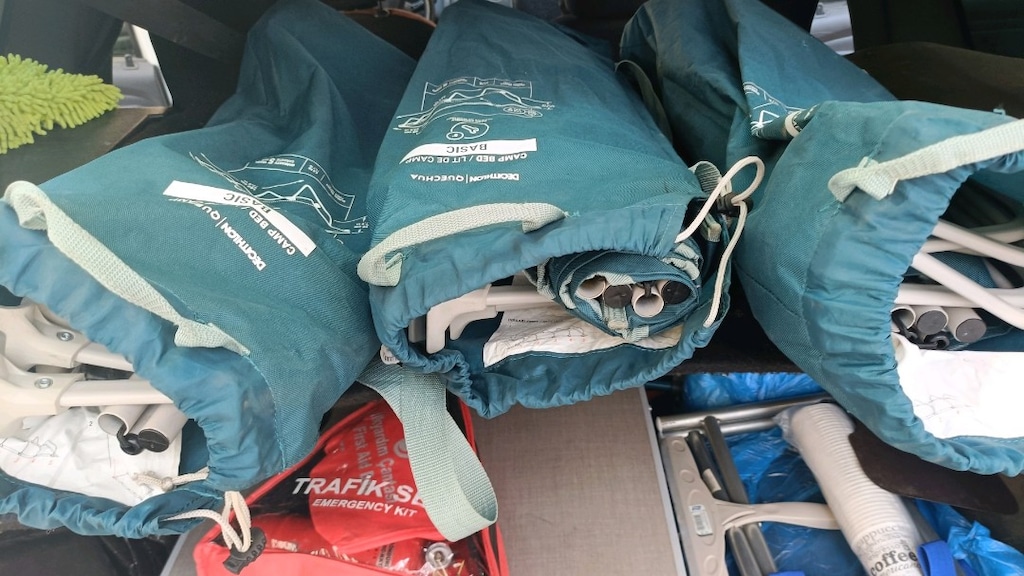 Decathlon Campet 60cm 3 adet kampet yatak sıfırdan farksız - 4