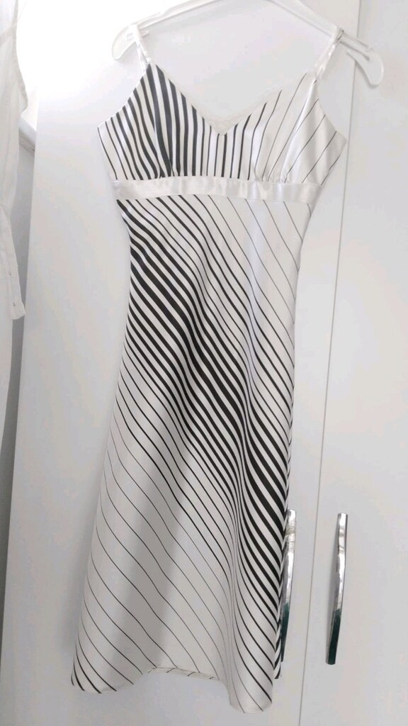 ZEBRA SATEN ELBİSE - 8