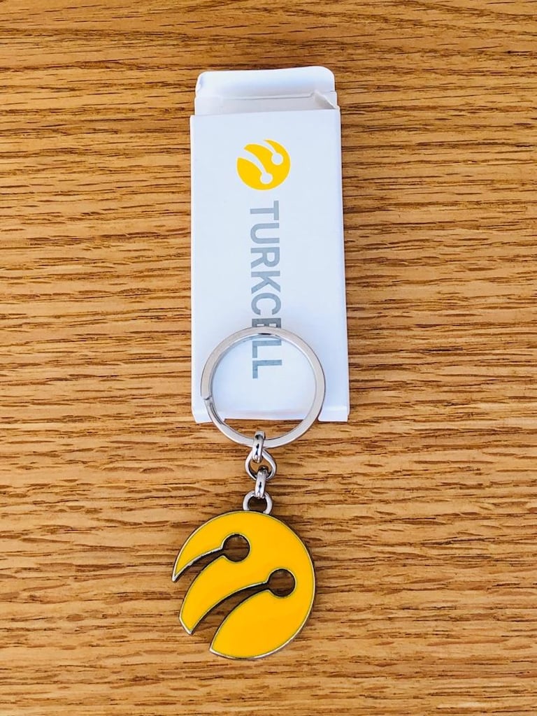 Turkcell logolu charm anahtarlık - 5