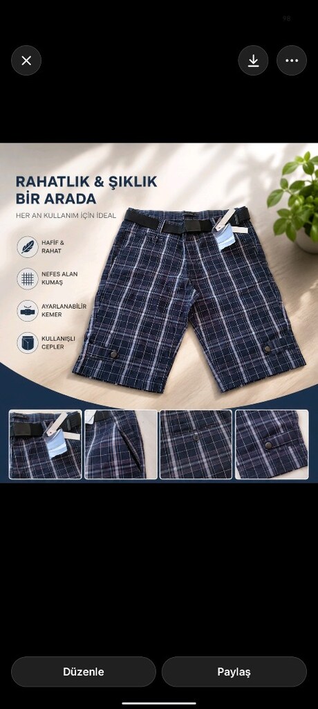 erkek şort - 2