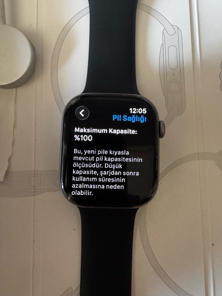 Apple Watch Series 11 46mm GPS | %100 Pil | Garantili 2027 | Hatasız | - 3