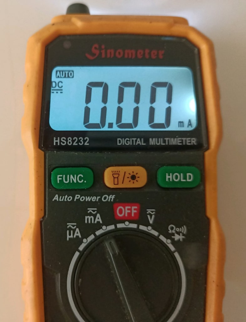 Fener li Multimetre Avometre Voltmetre cihazı akım ölçer aleti - 4