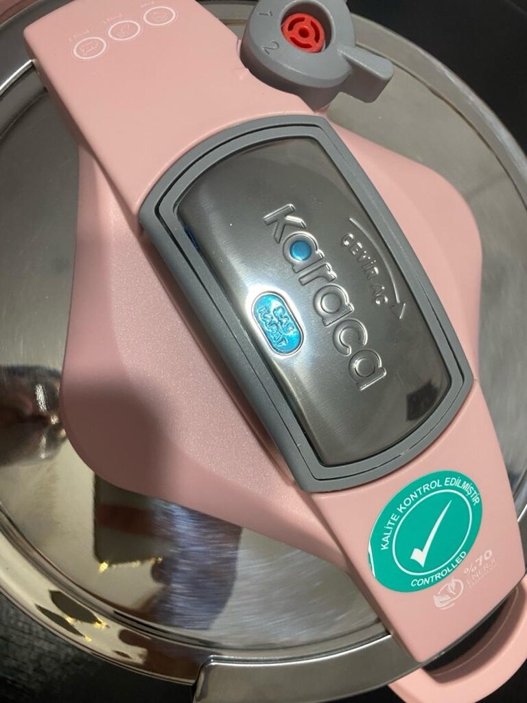 Karaca Perfect Pink 2 Adet Düdüklü Tencere Seti Paslanmaz Çelik Sıfır - 4