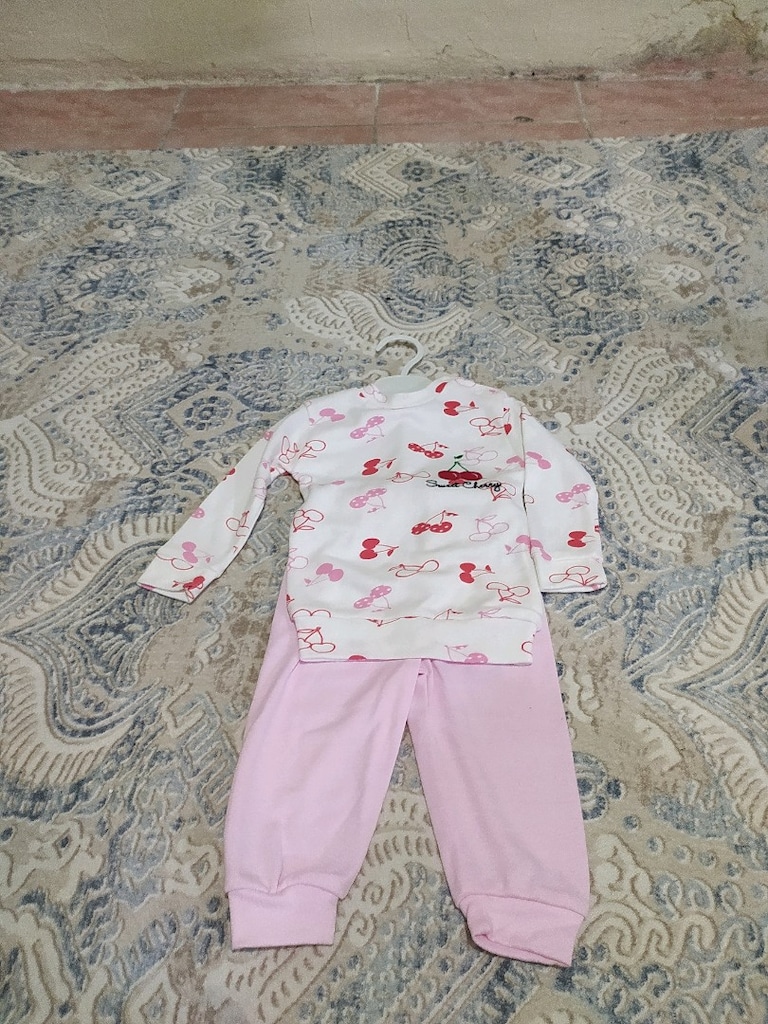 sıfır 2 adet kız çocuk alt üst takım - 2