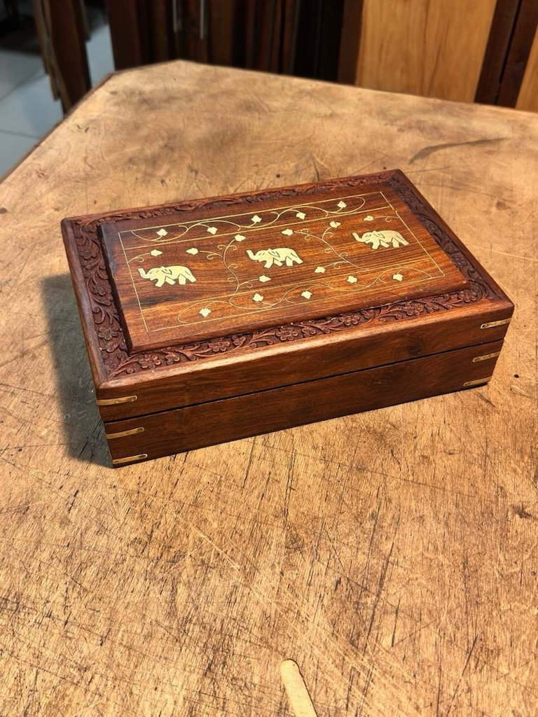 Ahşap vintage kutu - 2