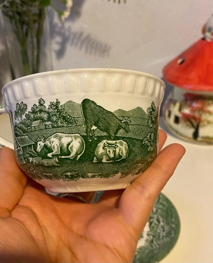 Antika İngiliz ADAMS & WEDGWOOD Çay Boy Fincan — görsel 13/19