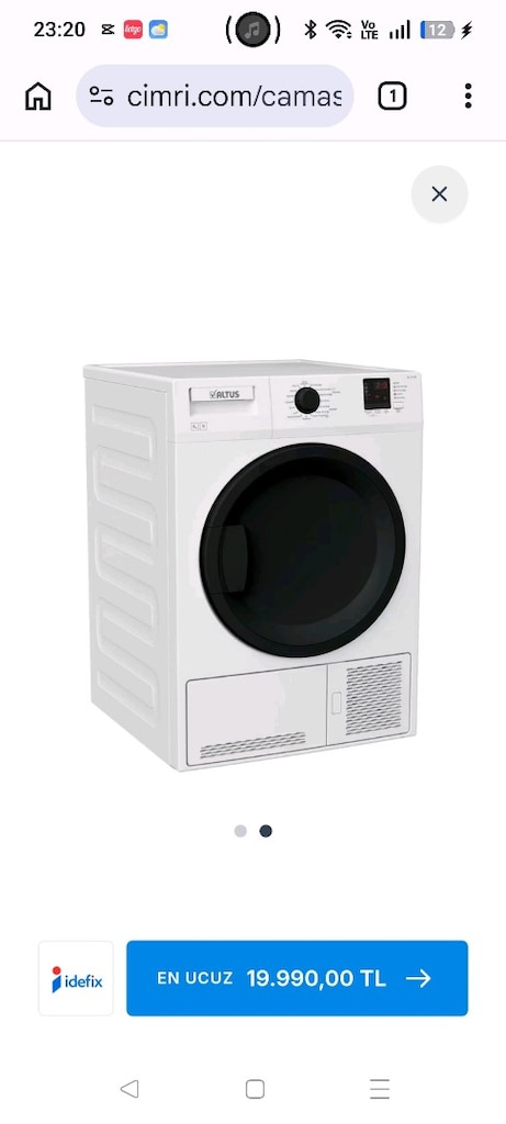 ALTUS 9kg çamaşır kurutma - 2