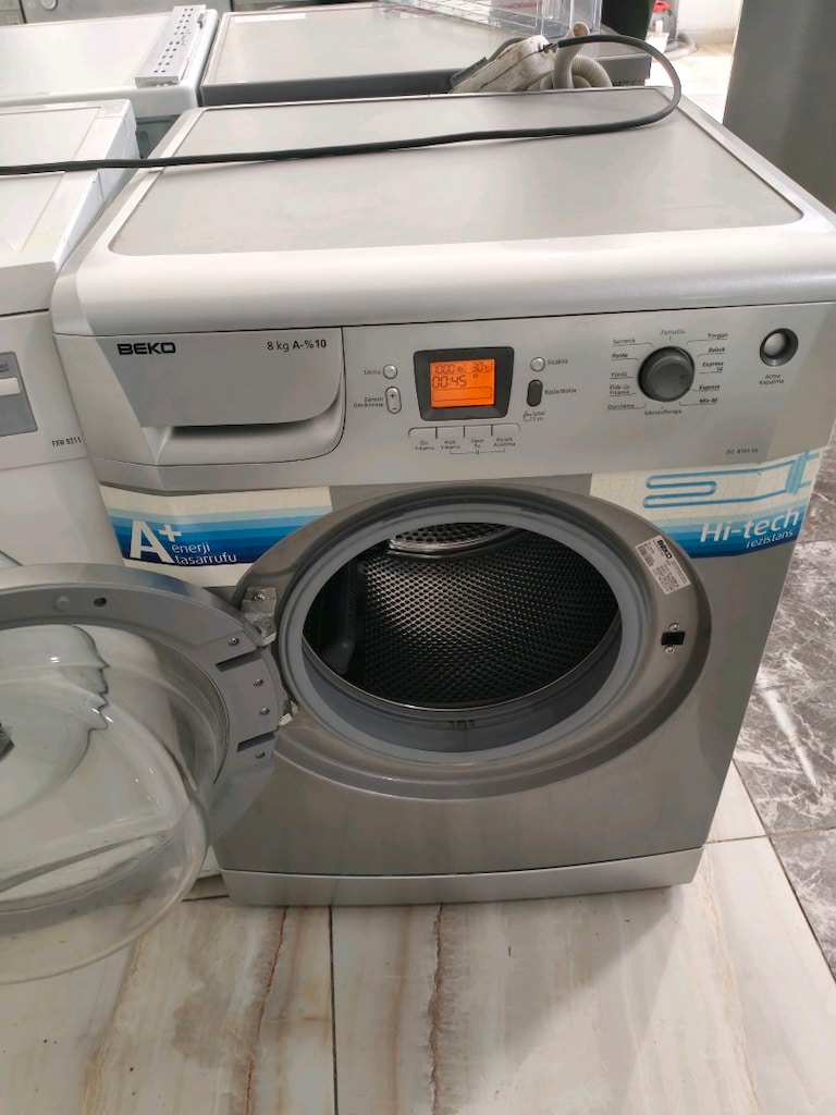 Beko gri 8 kg 1000 devir çok temiz çamaşır makinesi - 2