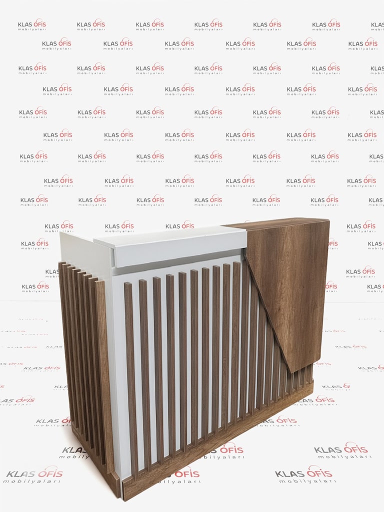 KLAS OFİS ÜSKÜDAR 140x65 BEYAZ BAROK DANIŞMAN MASASI SIFIR - 2