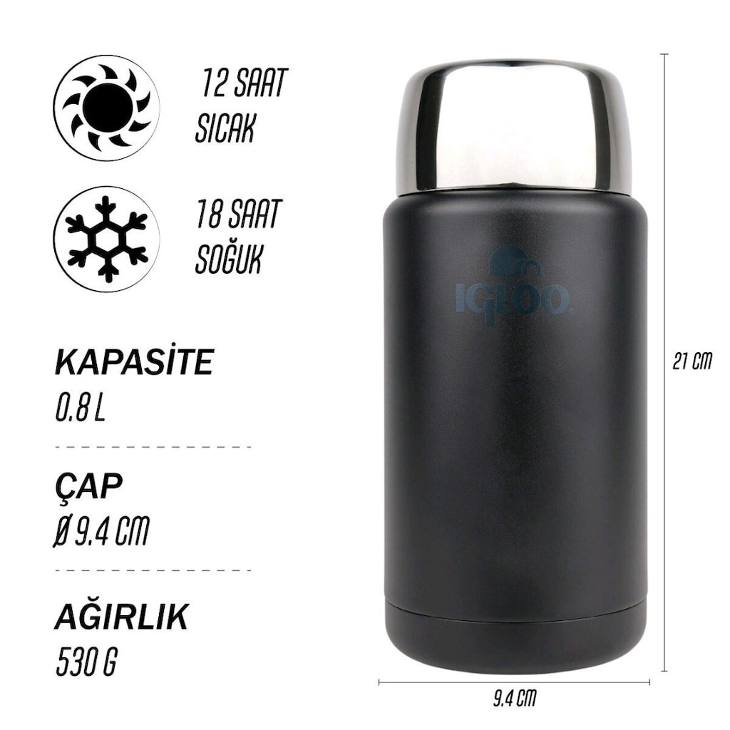 Igloo Legend Yemek Termosu 800ml / SIFIR ÜRÜN - 6