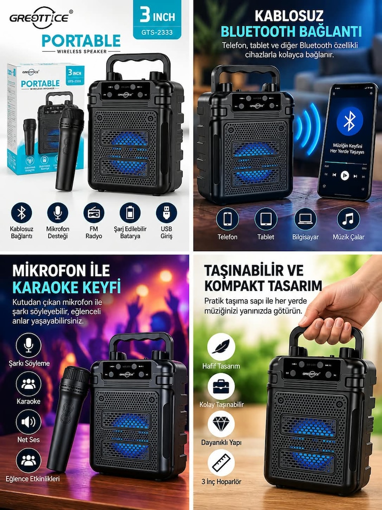 bluetooth mikrofonlu höperlör - 2