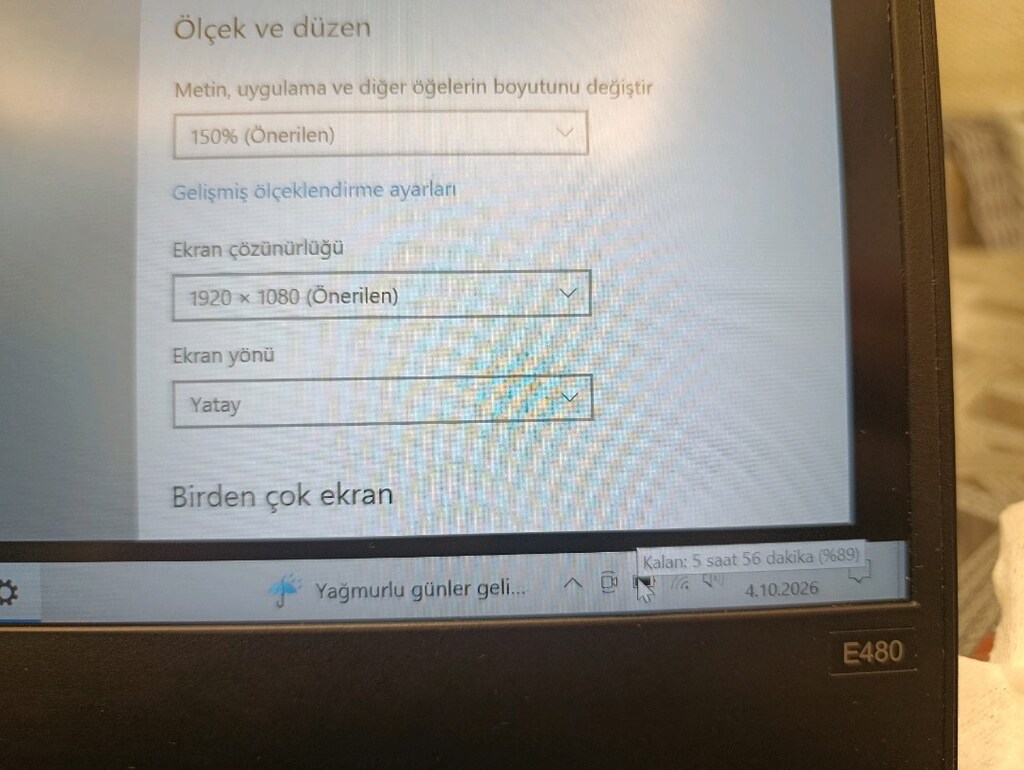 ThinkPad E480 (i5-8250U / 8GB RAM / 240GB SSD / FHD) – Temiz ve Ekstra - 7
