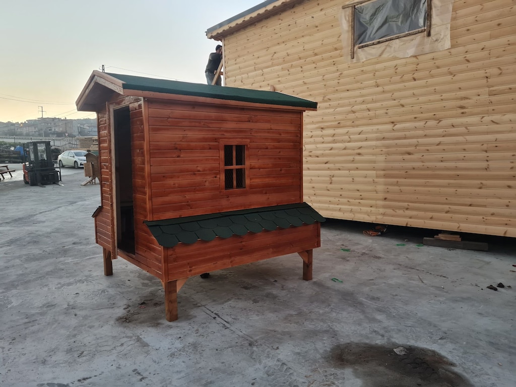 AHŞAP TAVUK KÜMESİ - 8