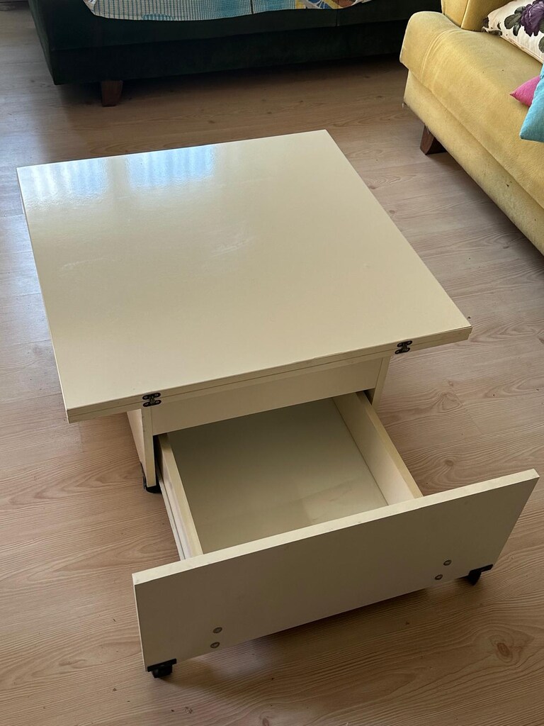 Akıllı Çok Fonksiyonlu Orta Sehpa (Tekerlekli) - 2