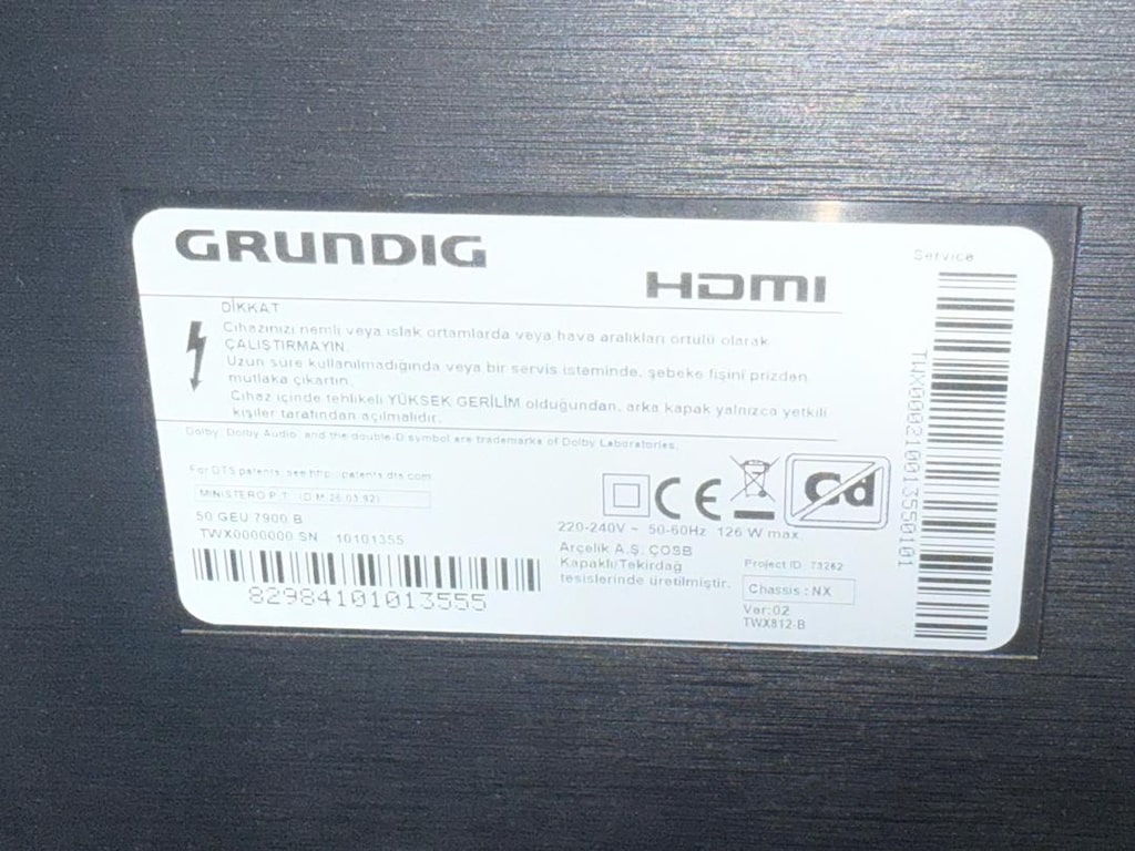 GRUNDİG 50 GEU 7900 B - 6