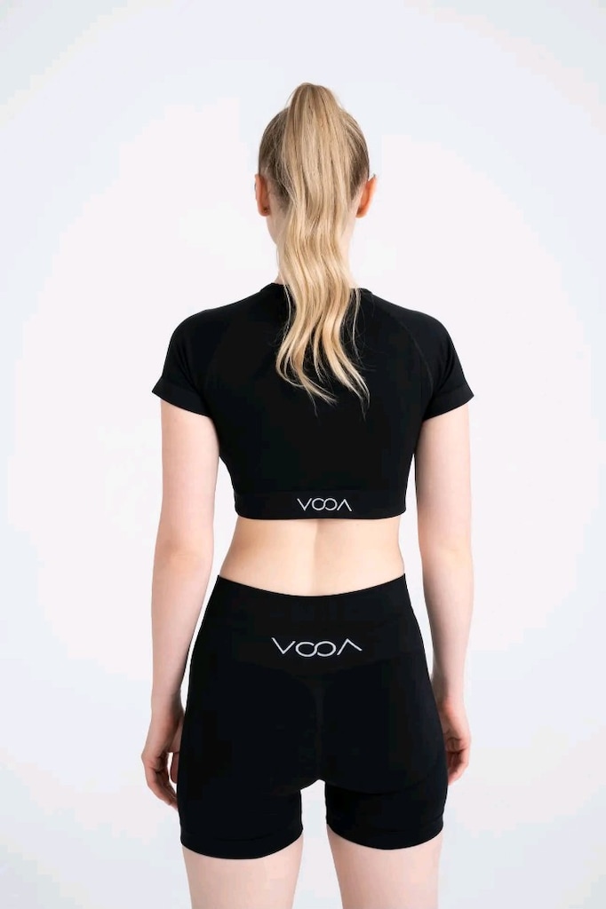 orjinal sporcu tayt hirka crop sort atlet - 7