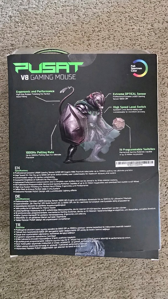 Monster Pusat V8 Optik Kablolu RGB Oyuncu Mouse - 2