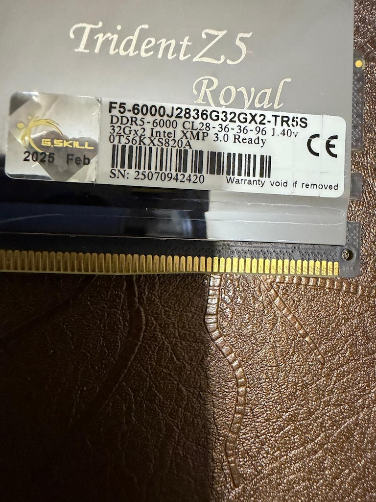 ACİL 9800X3D / ASUS ROG STRIX X870-F / 9100 PRO / 64GB 6000MHz CL28 - 6