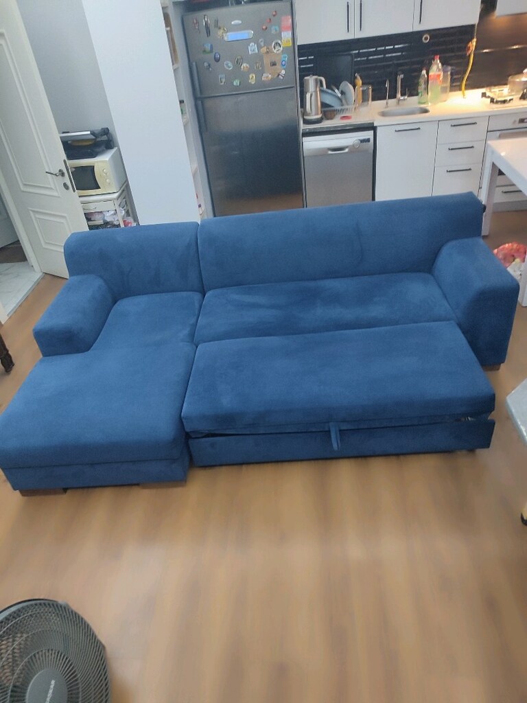 Koltuk takımı L /çift kişilik yatak olan model - 4