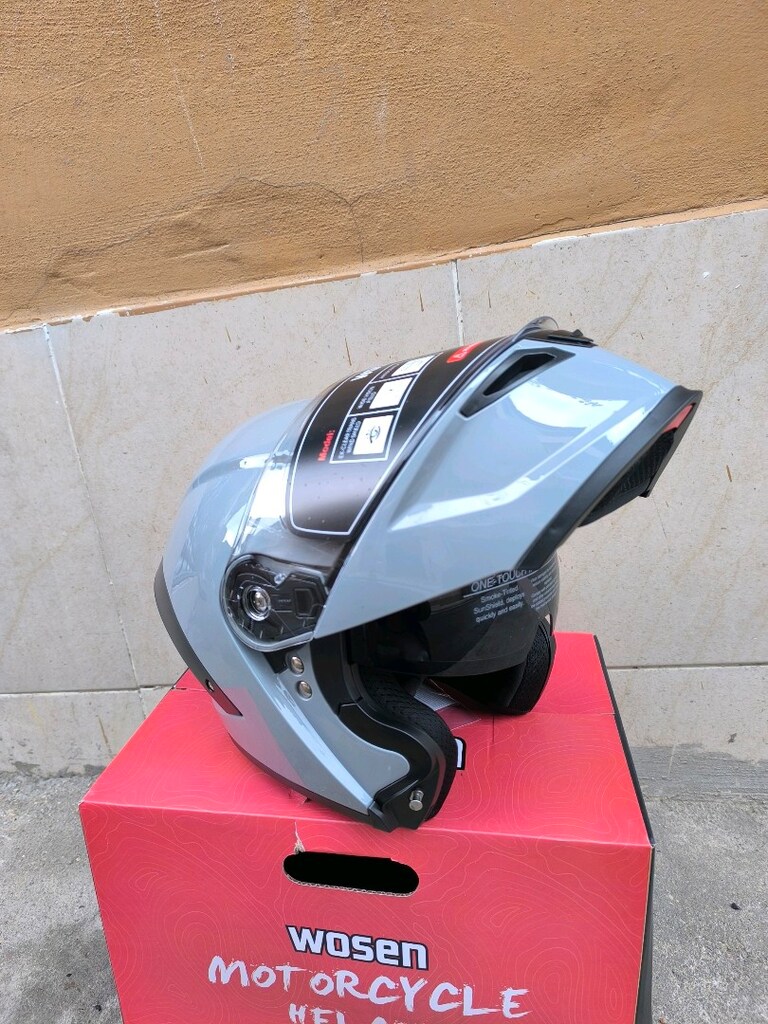 Kask WOSEN Çene Açılır Güneş Vizörlü Sıfır Beden XL Mevcuttur - 3