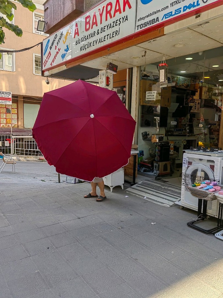 DEV KAMPANYA YERLİ ÜRETİM PLAJ ŞEMSİYESİ 200CM KALIN KUMAŞ A KALİTE - 12