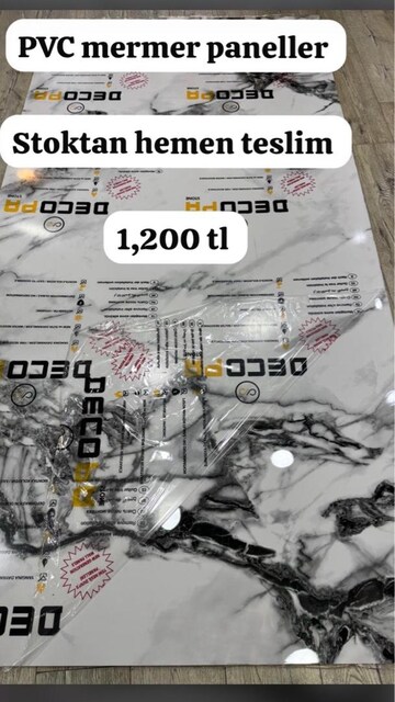 PVC MERMER PANELLER 122 X 244