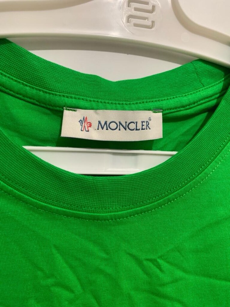 Moncler L beden yeşil tshirt - 4