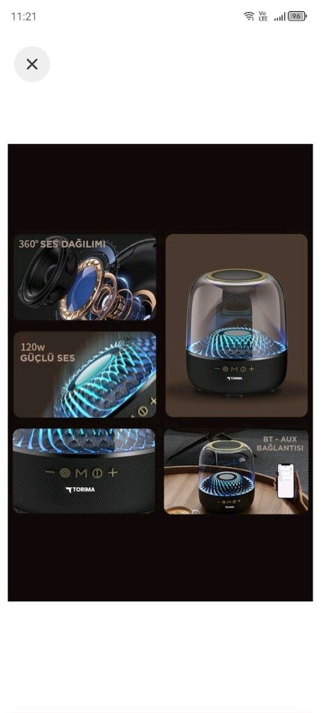 Bluetooth Torima Hoparlör - 3