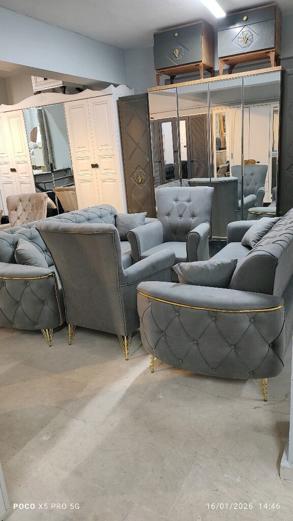 sıfır chester 4 lü oturma grubu kurulum Nakliyat ücretsiz 27.900 TL - 5