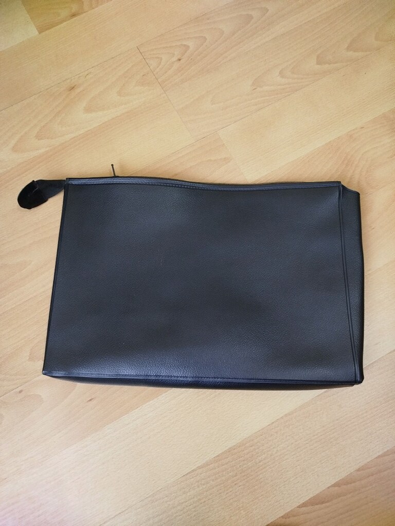 Sıfır 1990 yıl üretilmiş çok kaliteli dosya çantası 40x27.5 cm - 7
