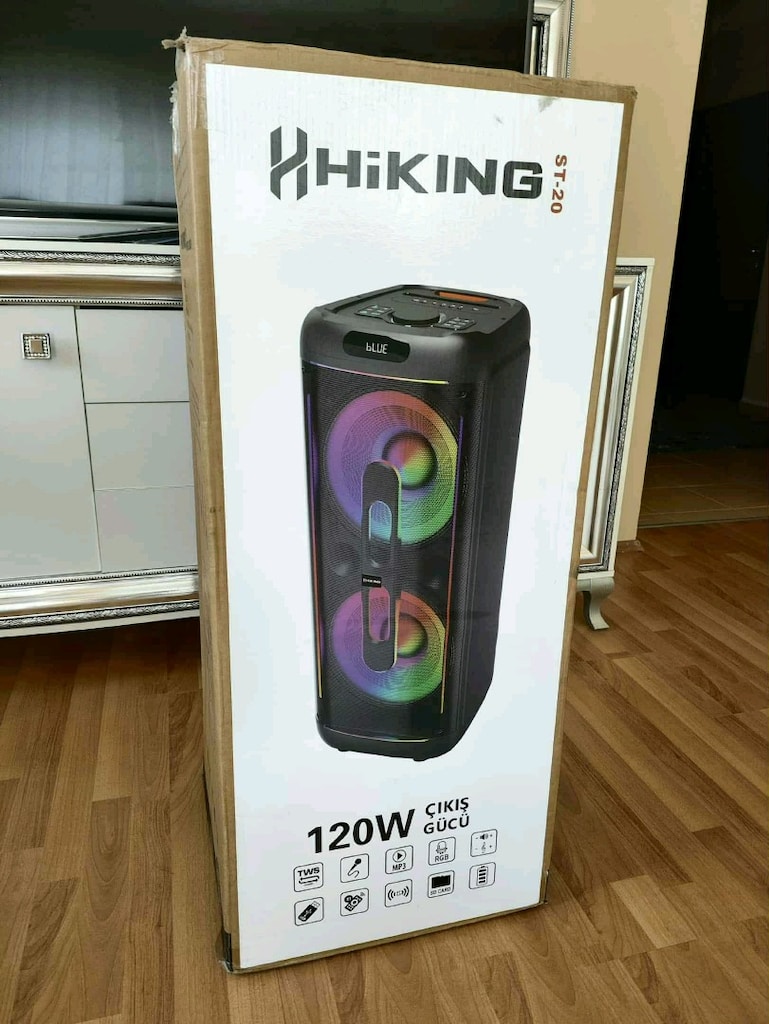 Hiking ST-20 120W Profesyonel RGB Bluetooth Hoparlör (TAKAS OLUR) - 3