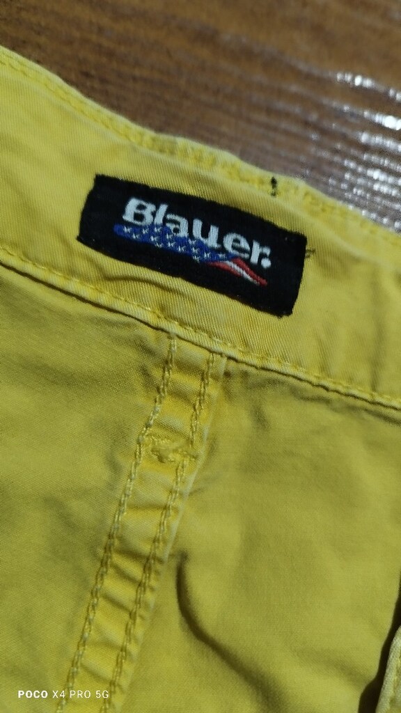 #Blauer USA ithal marka şık bermuda pantolon .Eni 40 Boyu 48 . - 7