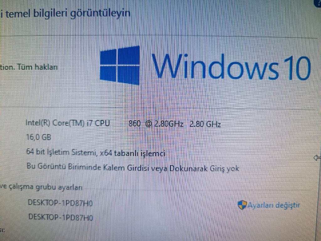 İ7 İşlemcili Oyuncu Bilgisayarı | 23'' 75 Hz Monitör | GT 740 4 GB | R - 8