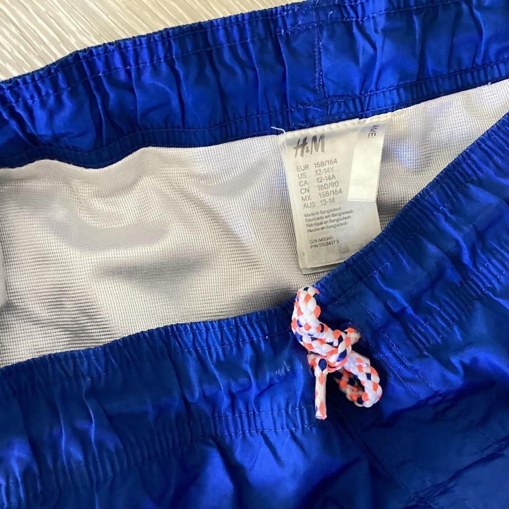 H&M -12 -14 yaş şort mayo - 4
