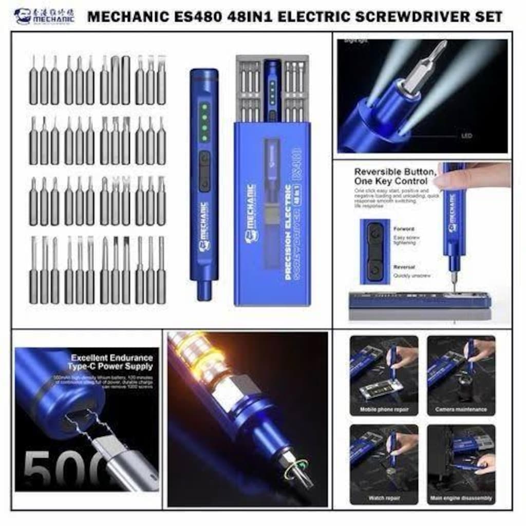 Elektrikli Şarjlı Tornavida Seti 48li - 4