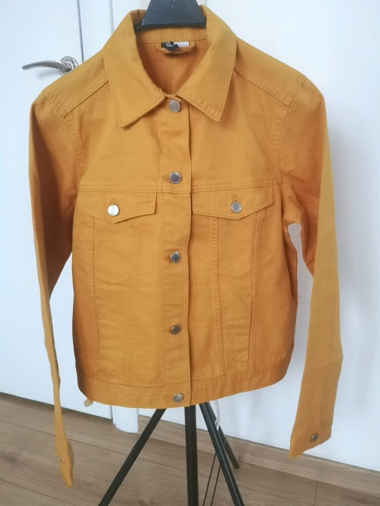 H&M, Hardal, Düğmeli, Erkek, Denim Ceket