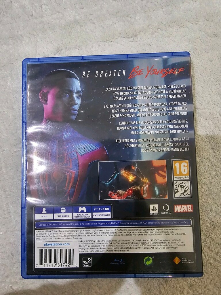 Sony PlayStation Ps4 Ps5 Spiderman Miles Morales - 2