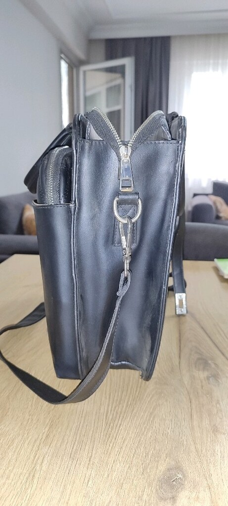 Unisex 15 & 15.6 Inç Laptop Evrak Avukat Çantası - 4