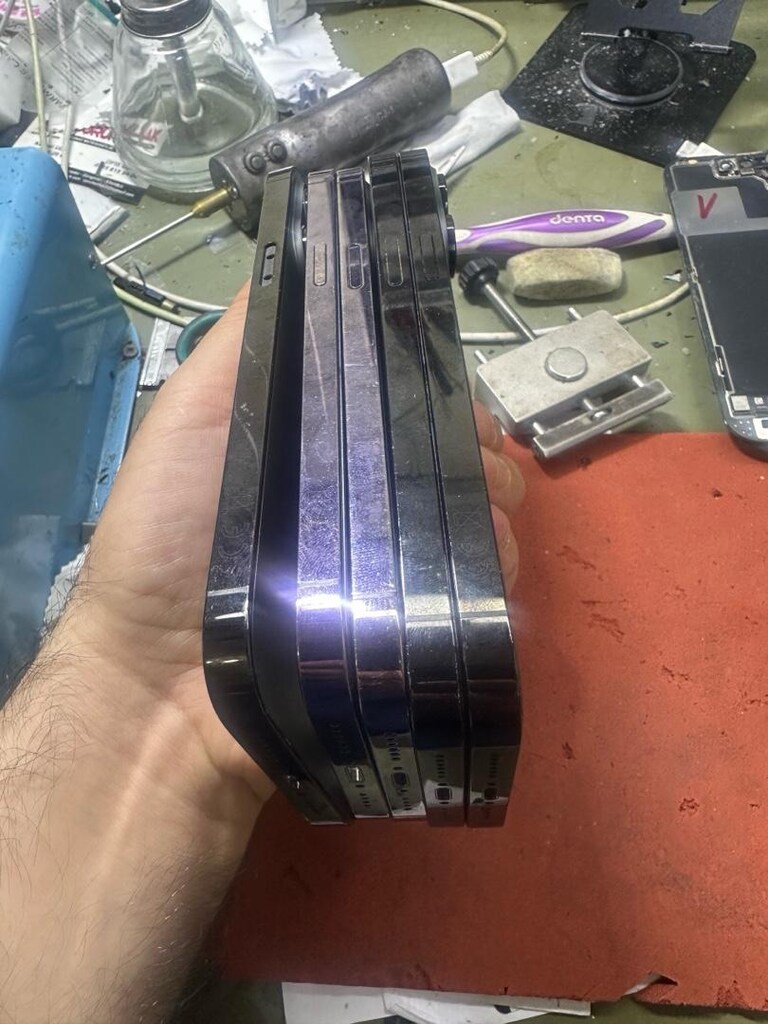 iPhone 14 Pro Max orijinal kasa arka cam değişmiş boş kasalar - 2