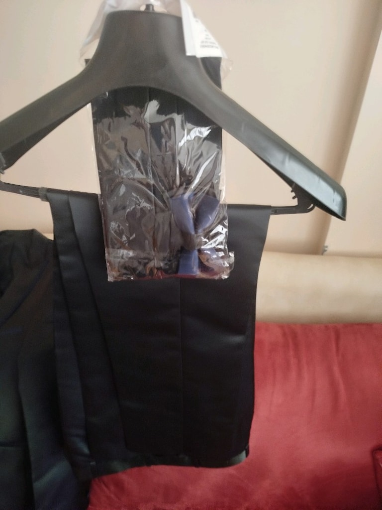 Dufy Etiketli Lacivert Smokin Takım Elbise Slim Fit 54 Beden - 5