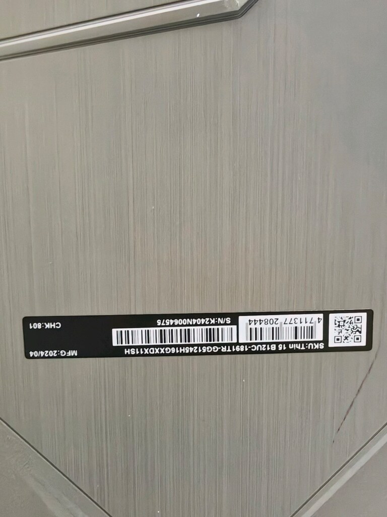 Msi Thin i5 12450H RTX 3050 16GB Ram 512GB SSD - 9