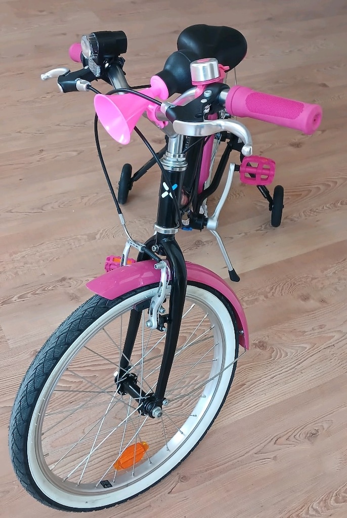 Btwin çocuk bisikleti 20 jant Decathlon YENİ GİBİ Ön Sepetli - 7